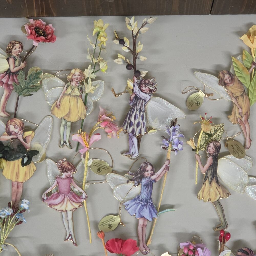 Bradford Editions Flower Fairies Complete 36 Ornament Collection w/ COAs 2000 - Picture 3 of 12